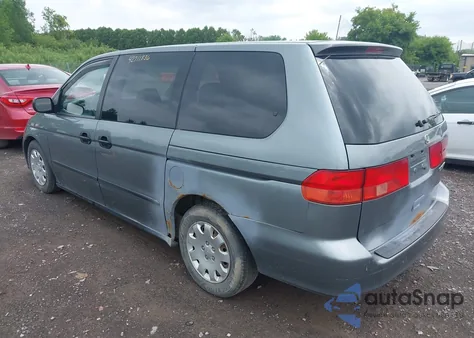2000 Honda Odyssey Lx из США, поврежденный, VIN 2HKRL1851YH555428